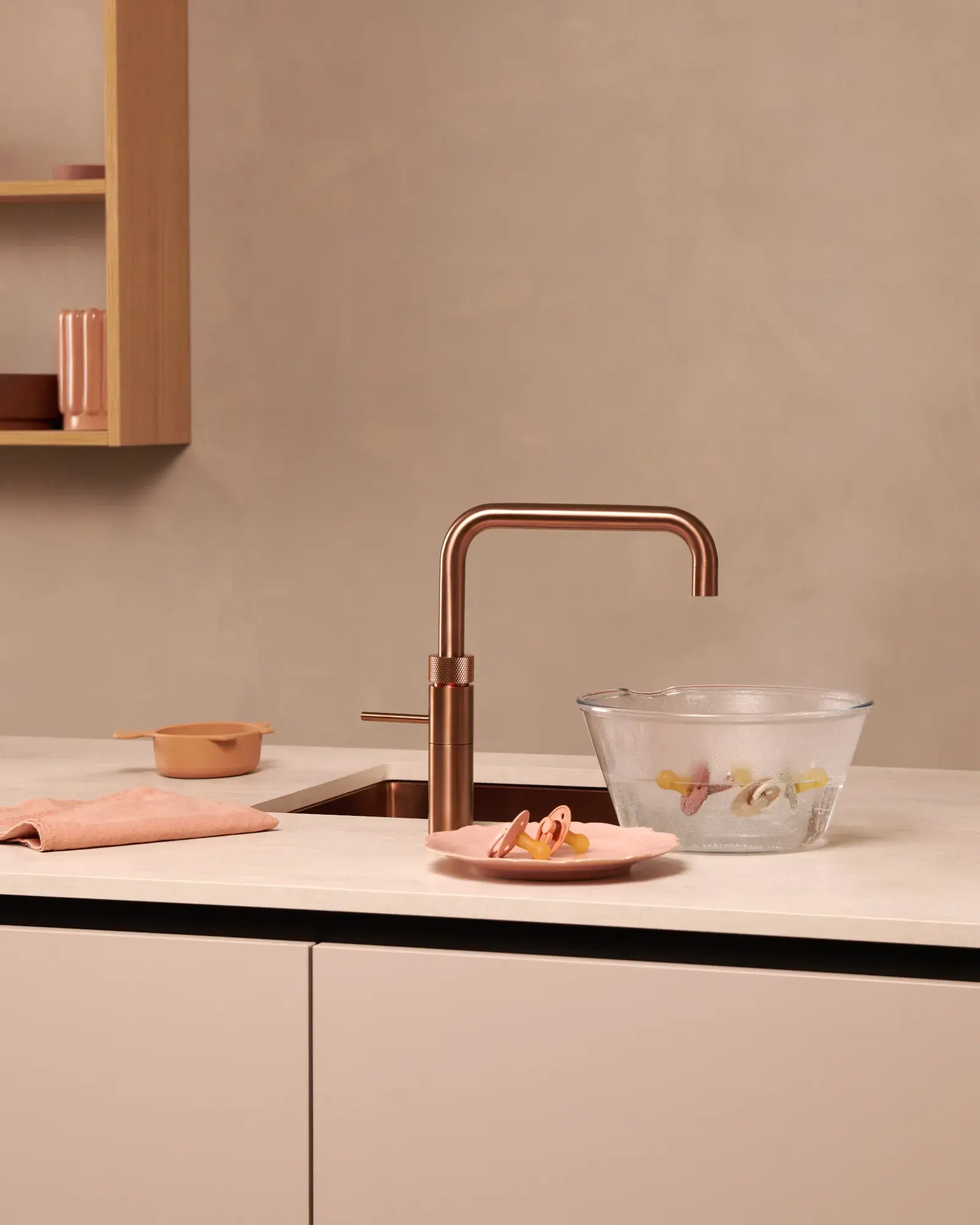 Quooker Fusion Square Kupfer Rosé